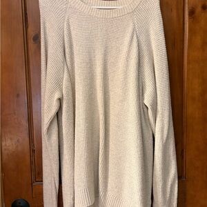 Old Navy Women's Off-White Crew Neck Sweater